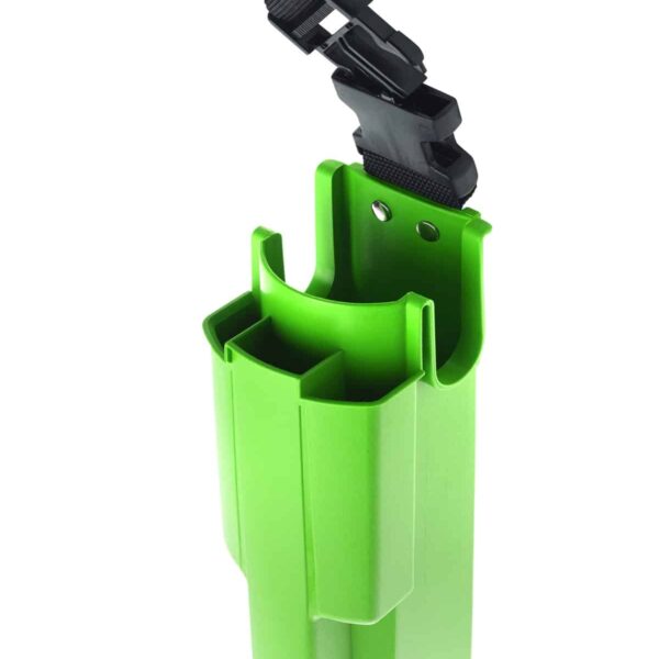 Tubex Köcher grün mit Clip Pulex