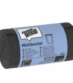 CLEAN and CLEVER SMART Müllbeutel SMA 74, 6 Liter, grau