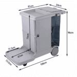 Abschließbarer Reinigungs- & Materialwagen