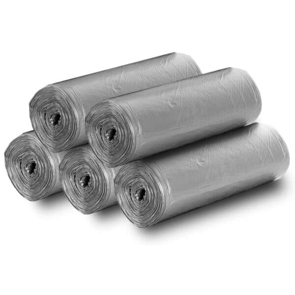 Müllbeutel 30 Liter – 50x60 cm, 18 µ | Reißfest & stabil | Grau