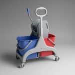 Doppelfahreimer mit Mopp-Presse | Profi Nassreinigung