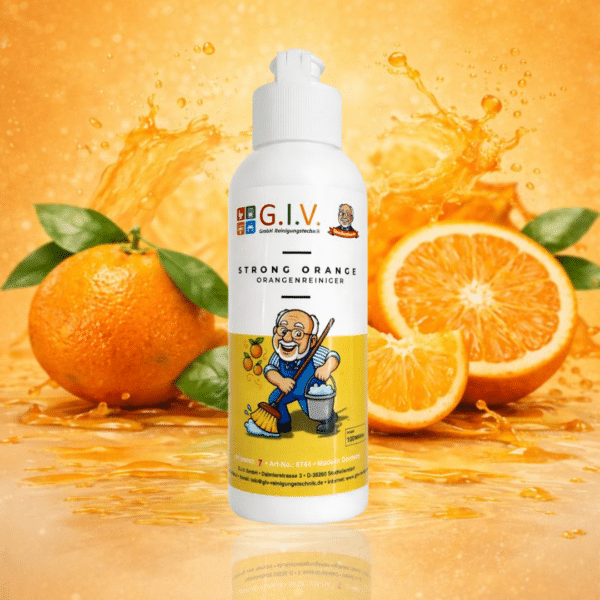 Strong Orange Reiniger 100 ml – Hochkonzentriertes Orangen-Konzentrat für vielseitige Reinigung